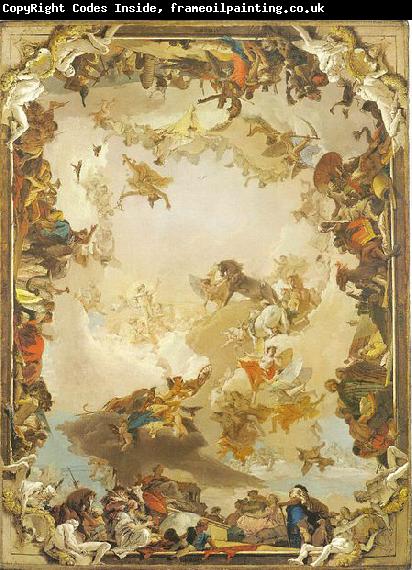 Giovanni Battista Tiepolo Allegory of the Planets and Continents